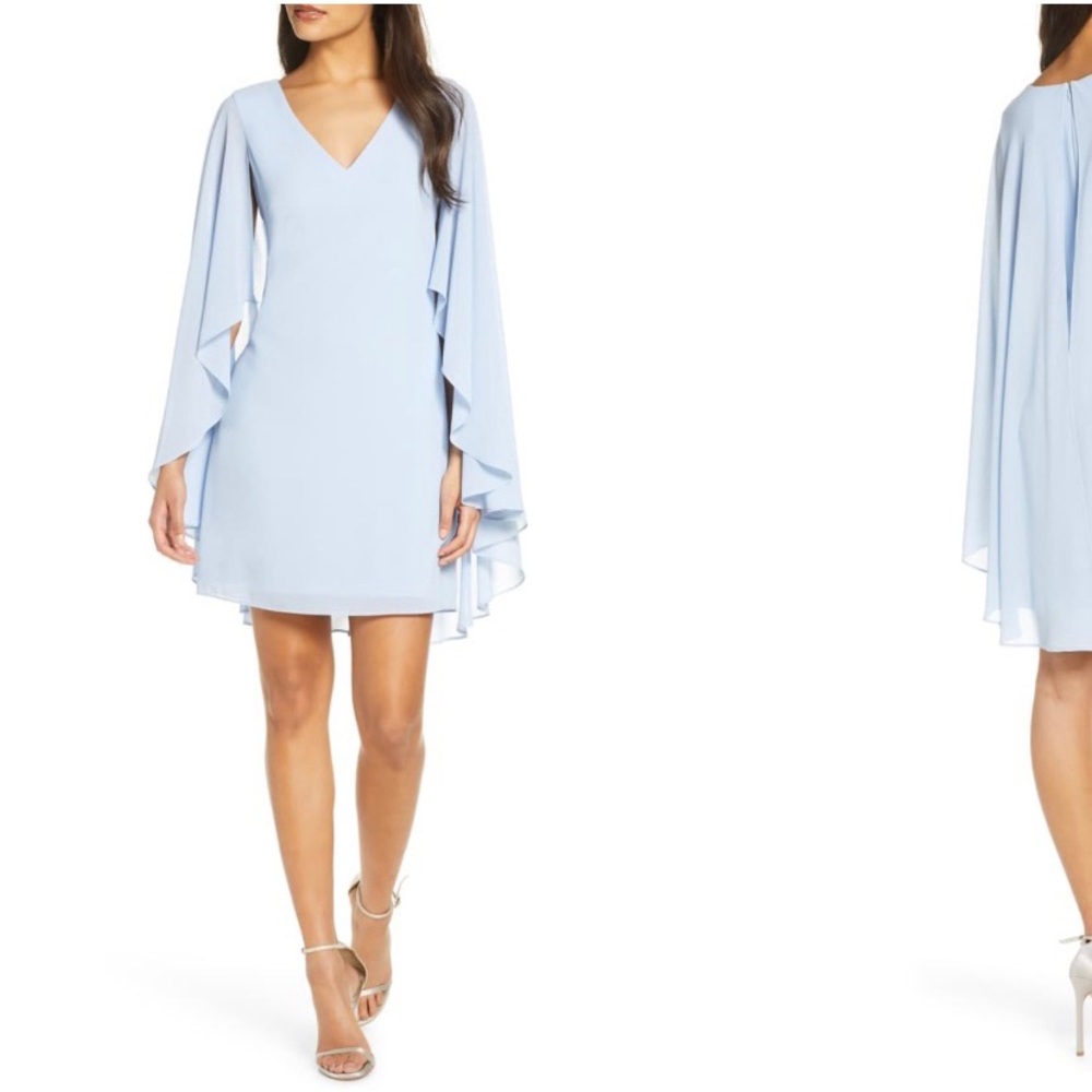 Baby blue dress